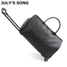 JULY'S SONG Rolling Suit чехол-сумка, водонепроницаемая сумка для багажа, женская и мужская портативная дорожная сумка, чехол на колесиках для путешествий