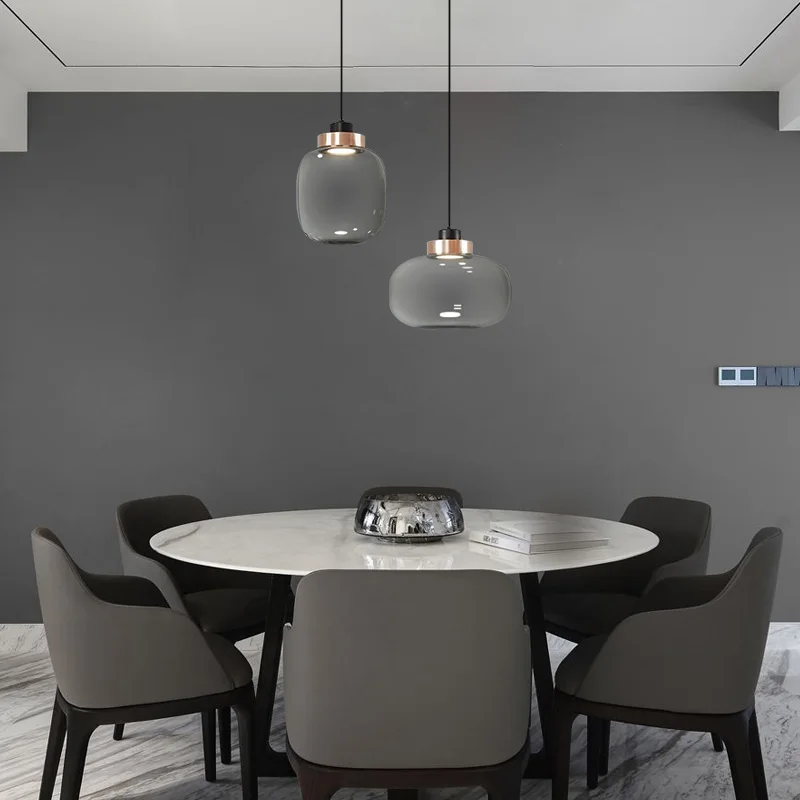 

Nordic designer glass bedroom bedside small chandelier minimalist modern restaurant bar desk creative decorative chandelier