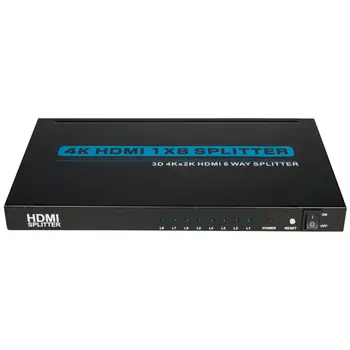 

Hdmi Splitter 4K 1X8 1 In 8 Out Power Signal Amplifier 1080P 3D 1X8 Audio Spliter Hdmi Converter 1X8 Hdmi Adapter