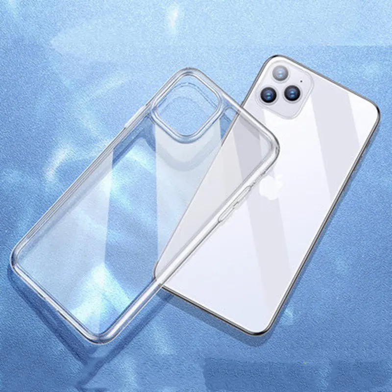 Luxury Clear Soft TPU Case For iPhone 11 Pro Max Case Coque Transparent Ultra Thin Soft TPU Silicone Back Cover