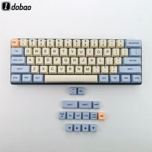 Синий бежевый оранжевый краситель Sub 64 68 толстый PBT Keycap набор ключей OEM профиль для механической клавиатуры YD60M XD64 GK64 Tada68