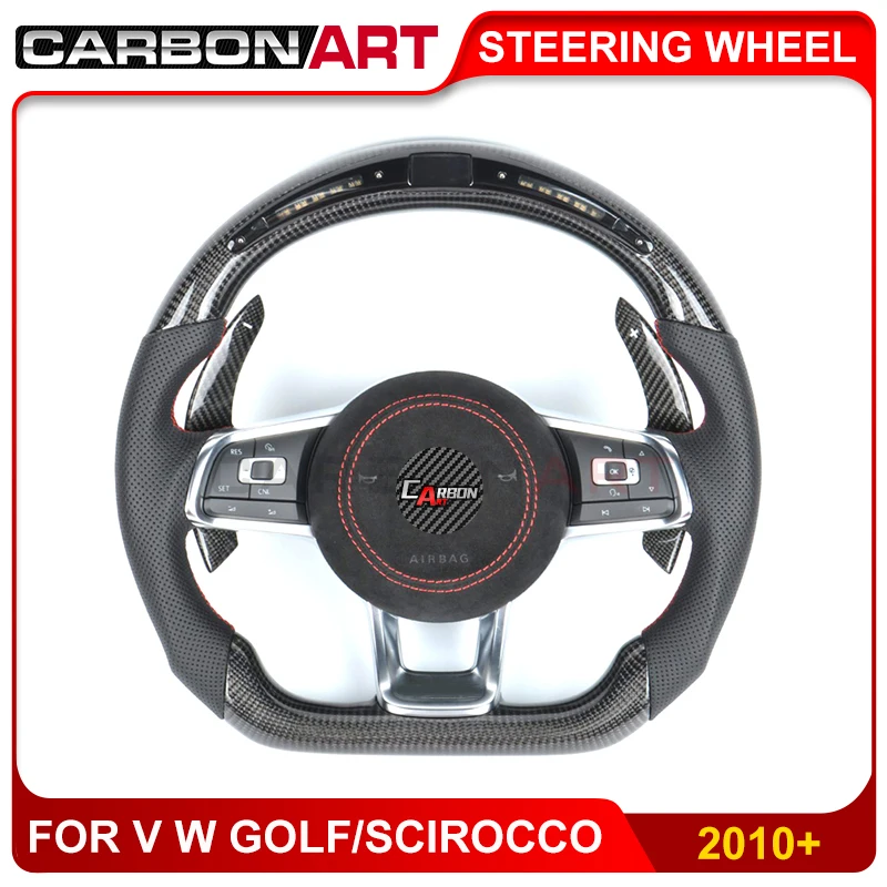 Светодиодный гоночный дисплей рулевое колесо для golf 6 Golf 7 Scirocco автостайлинг