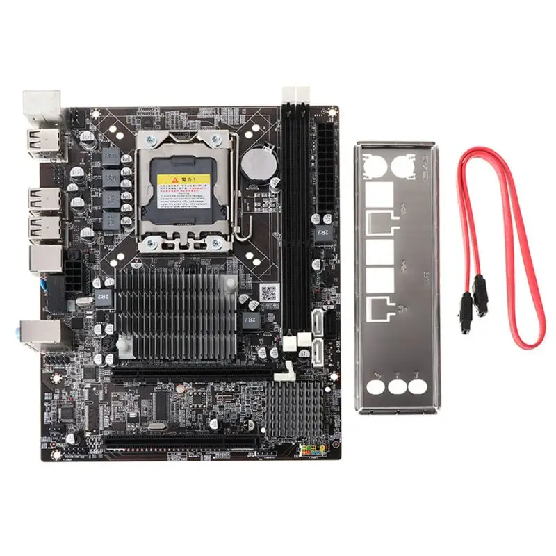 Материнская плата X58 LGA 1366 с поддержкой серверной памяти REG ECC и материнской платы