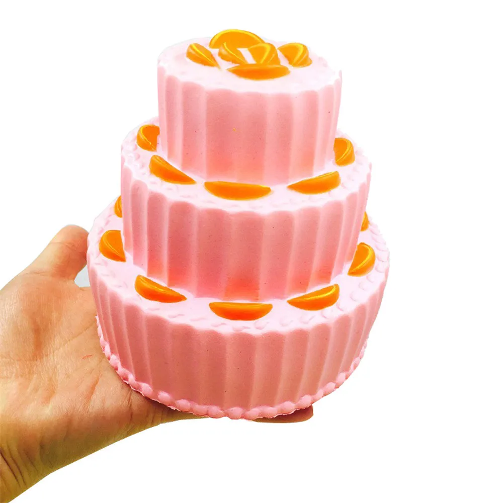 

Squeeze soft Jumbo Multi-layer Cake Squishy Slow Rising Cream Scented Decompression Toys Decoration Funny Gift L1223