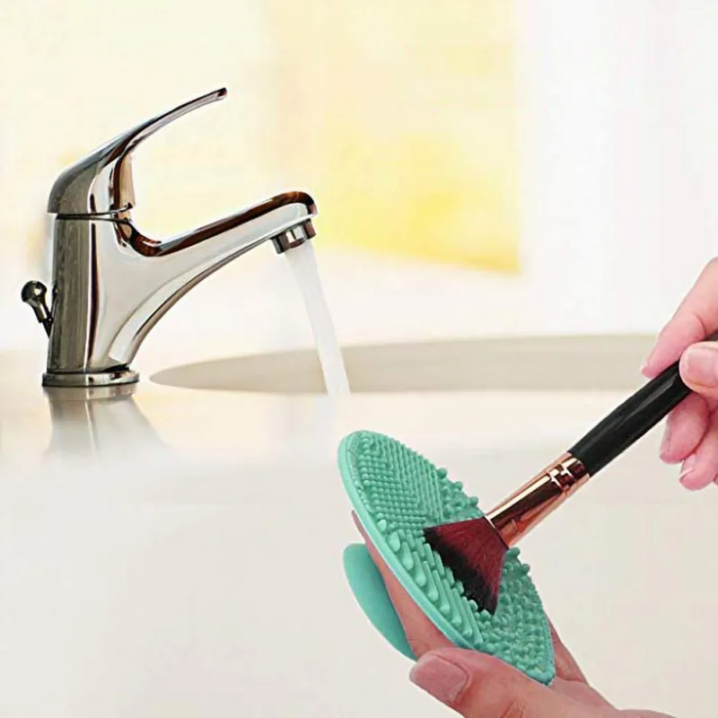 Cashback Offer for  Silicone Suction Cup Scrub Pad Pencil Cleaner Beauty Scrub Makeup Brush Cleaner Silicone Wash Pad F