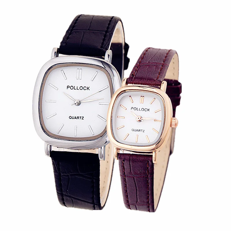Watch Clock Dress Couple Gift Square Women Mens Lovers Male Leisure Dial-Fashion Wholesale