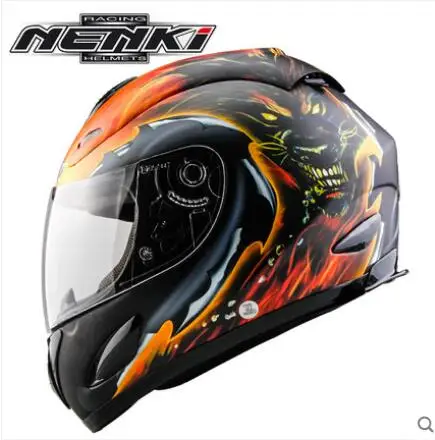 

Best seJiadexi nenki motorcycle helmet men and women full face helmet four seasons racing locomotive anti-fog helmet full cover