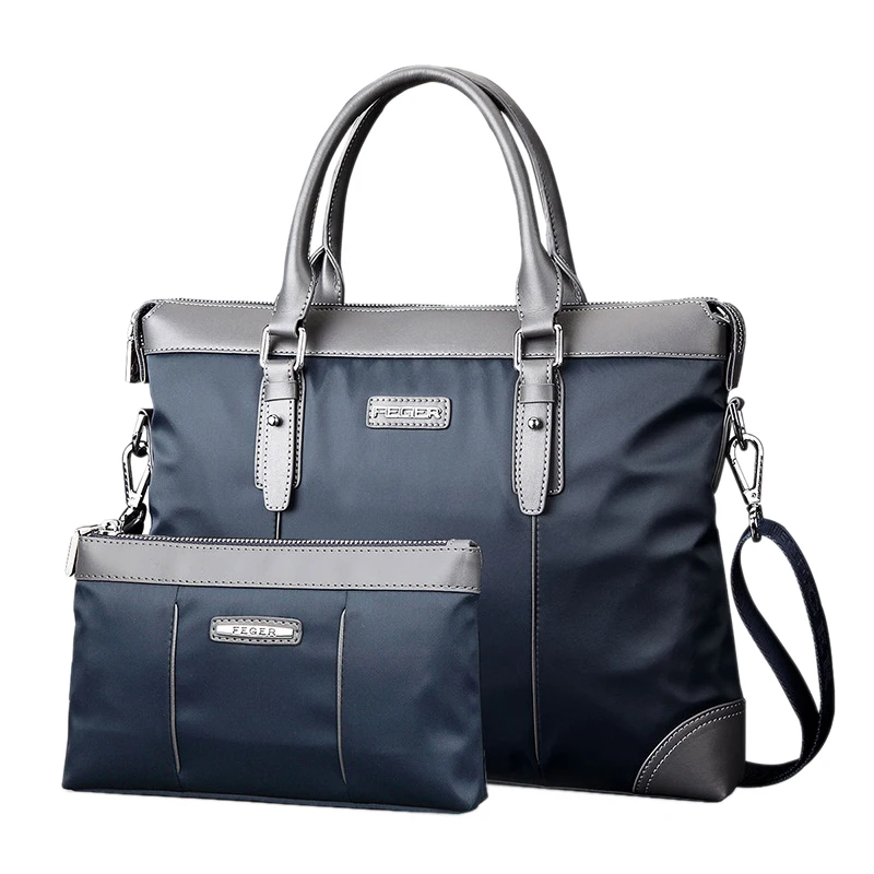 

FEGER Oxford Men Bag Business Briefcase Handbag Shoulder Bag Daily Use Laptop Bag Business Crossbody Bag
