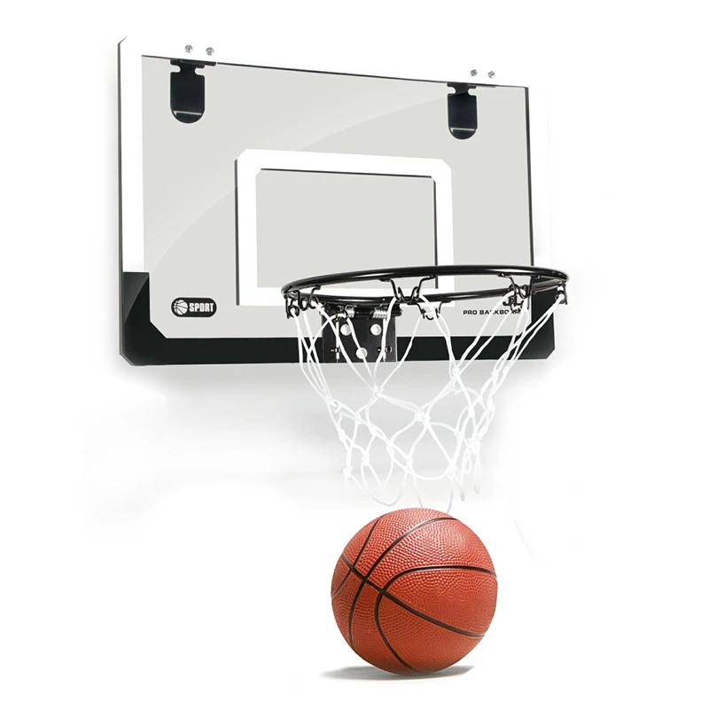 

Mini Basketball Hoop With Ball 18 inch x12 inch Shatterproof Backboard