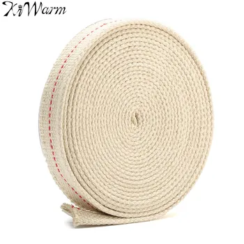 

KiWarm 4.5M*2.2CM Durable Flat Cotton Oil Lamp Lantern Wicks For Kerosene Burner Stove Lighting Lamps Wicks DIY Accessory