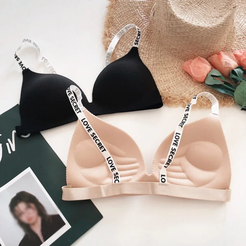 Women Push Up Lingerie Seamless One-Piece Padded Bra Bralette Wire Free Brassiere Female Underwear Women\'s Intimates Women Push Up Lingerie Seamless One-Piece Padded Bra Bralette Wire Free Brassiere Female Underwear Women\'s Intimates