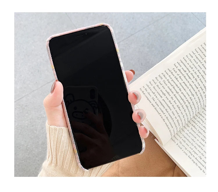 GlamPhoneCase плед Цветы Чехол для телефона iPhone11Pro/Max X XS Max XR Мягкий силиконовый чехол для iPhone11 7 8 6 6s Plus чехол