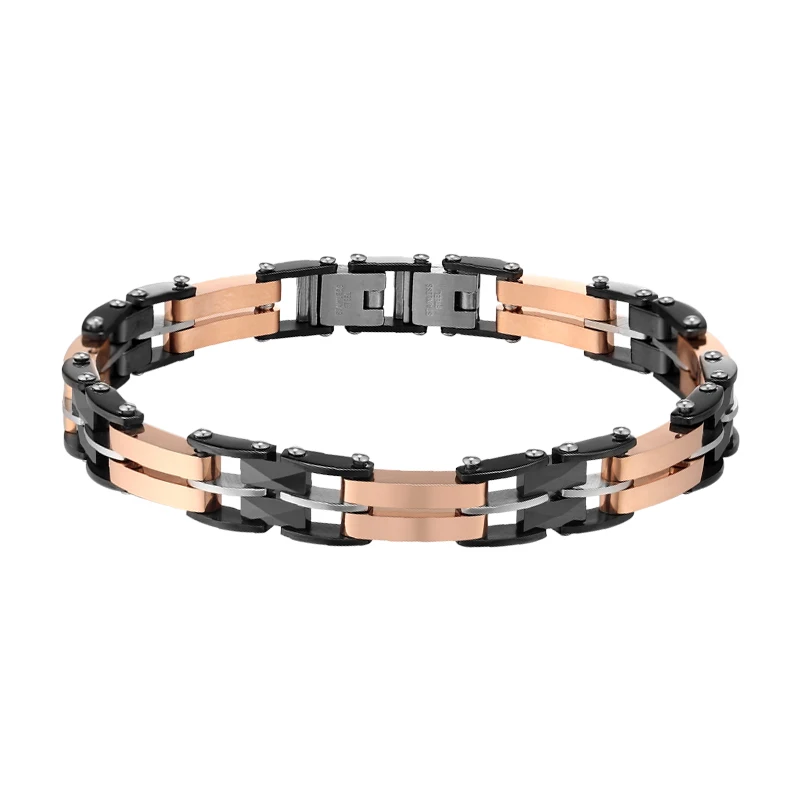 Мужские модные ювелирные изделия Moocare браслет из нержавеющей стали и