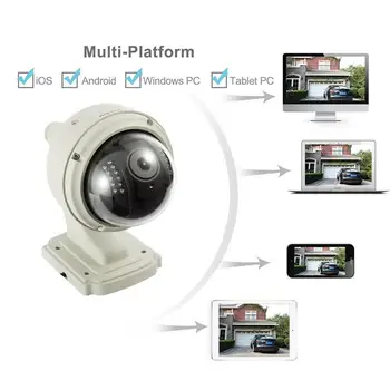 

SP015 Professional Wireless IP Camera 1280*720 1.0MP CMOS Sensor Home Security Network CCTV Night Vision Camera