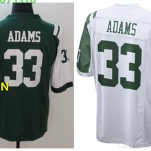 А+++ Качественная мужская футболка для взрослых Джамаль Адамс#33 Сэм дарнольд#14 Нью-Йорк