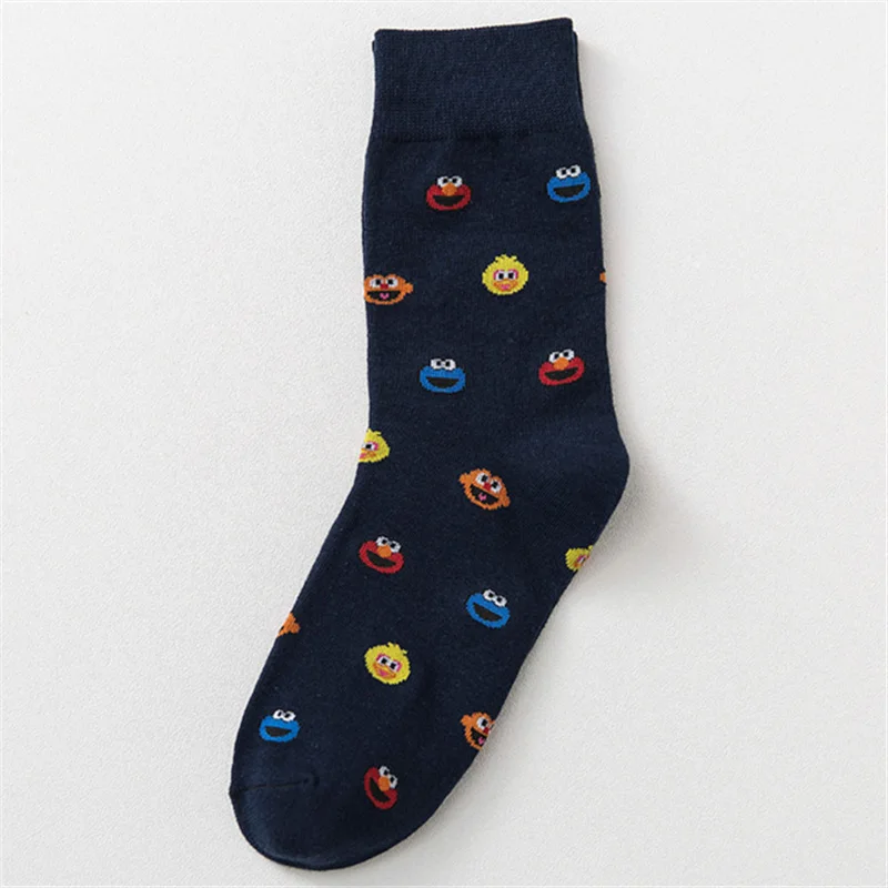 Women's Funny Cartoon Crew Harajuku Hip Hop Street Art Cotton Tube socks Lover's Gift Socks For Summer Autumn - Цвет: 12