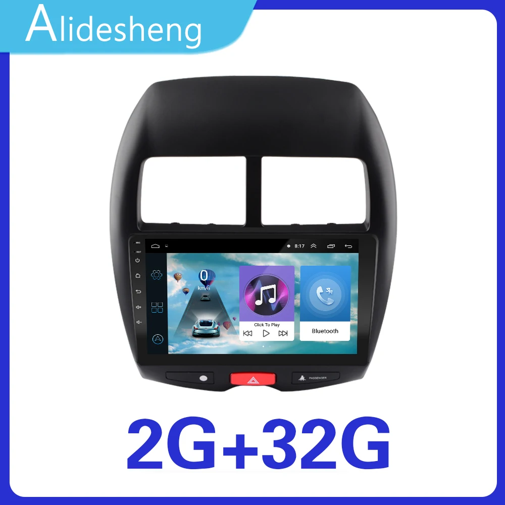 ZS-ZS-ASX-2G Автомобиль 2G+ 32G плеер для Mitsubishi ASX 2010 2011 2012 2013 4 Core 2 din Android мультимедийный dvd-плеер автомобиля - Цвет: ZS-ZS-ASX-2G