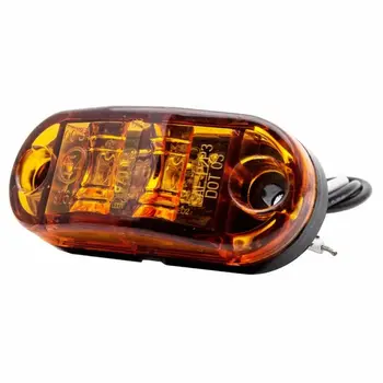 

Lorry Side Marker Light 10-30V 20pcs/Set 2LED Amber Red Car Truck Trailer