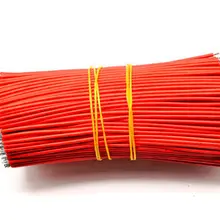 100 шт./лот Оловянная макетная плата Перемычка кабеля 15 см/5 см 24AWG для Arduino 5 цветов гибкий два конца ПВХ провод электронный