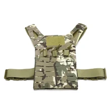 Outdoor Hunting Kids Army Green Tactical Combat Vest Lightweight Wargame Paintball Protective JPC Vest Waistcoat Airsoft Vest