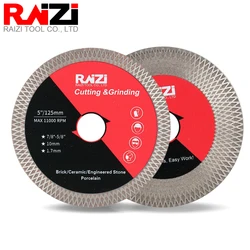 Raizi – lame de coupe pour couper et meuler les carreaux de céramique, granit, marbre, Double face, 115/125mm 