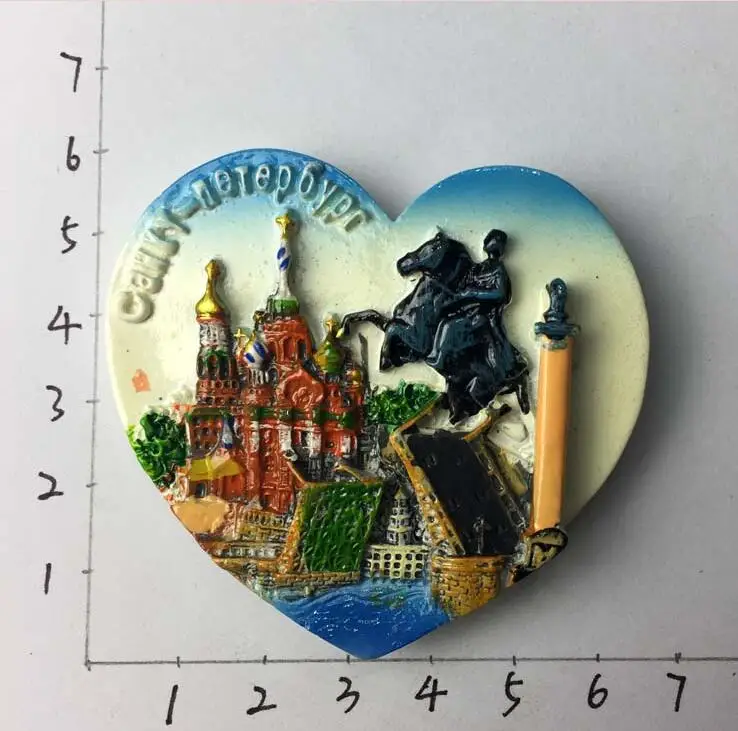 

Church of the Savior on Spilled Blood Saint Petersburg, Russia Fridge Magnets Tourist Souvenirs Refrigerator Magnetic Stickers