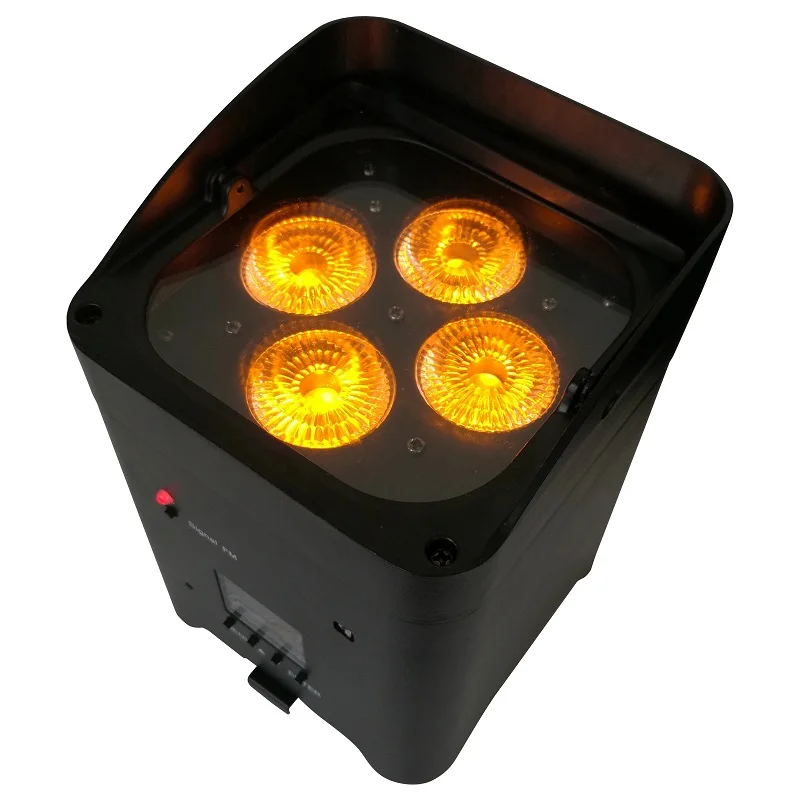 8 шт./лот F светильник 4 шт. 6в1 RGBWA UV 4x18 Вт par беспроводной dmx512 батарея питание плоский светодиодный светильник