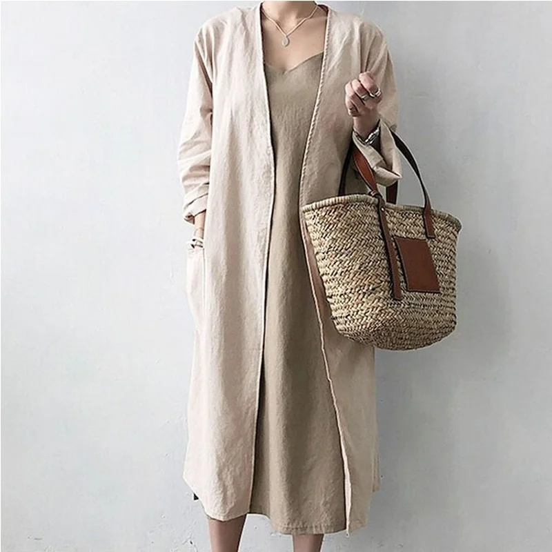 Camisetas largas de verano de talla grande para mujer, cárdigan de manga larga, blusa de punto abierto, Blusas para playa, prendas de vestir, abrigos