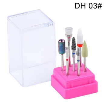 

Salon Professional Drill Bits Set Pedicure Nail Art With Shank Tools Milling Ceramic Manicure Polishing Multifunctional