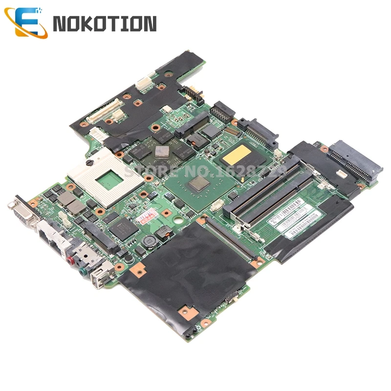 NOKOTION для lenovo Thinkpad T60 14,1 Материнская плата ноутбука 42T0122 945PM DDR2 X1400 Графический Бесплатный процессор
