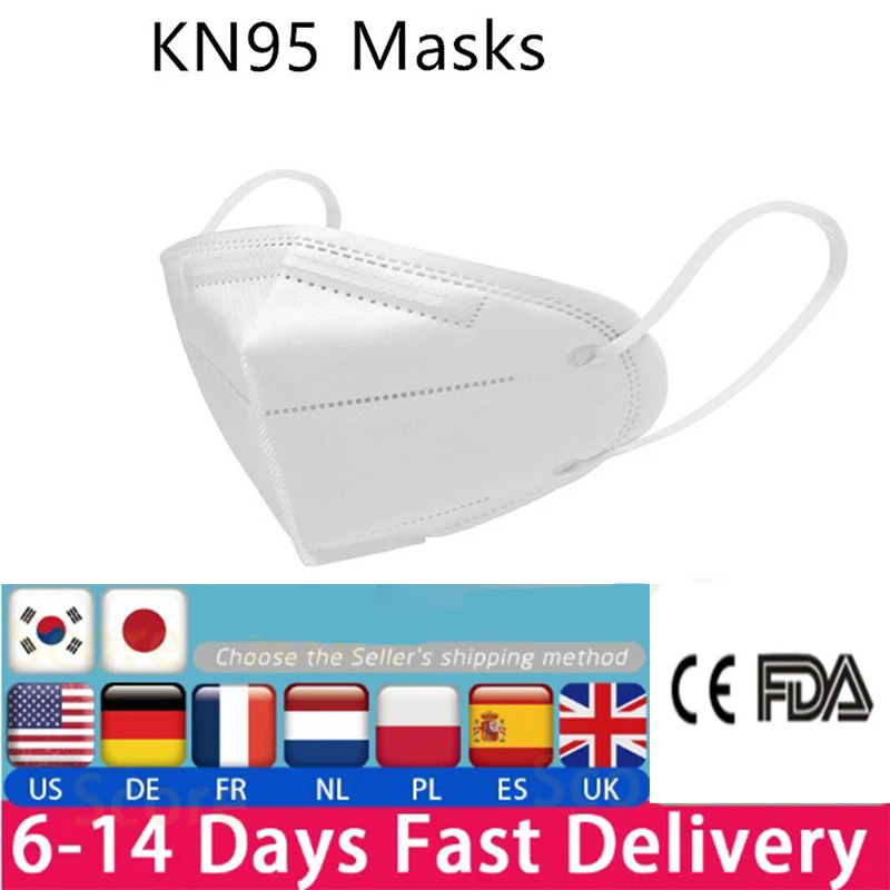 

KN95 Dust-proof Mask Respirator Safety Protective PK FFP3/FFP2 Mask Breathable Anti PM2.5 Fog Mask FACE Ears Wearing MaskQM