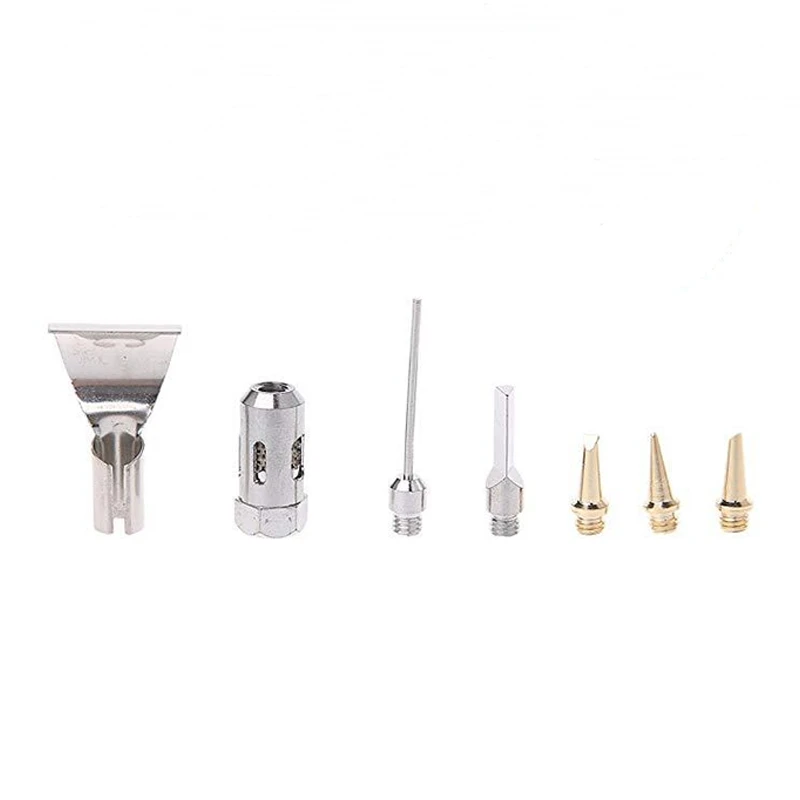 

7Pcs Butane Gas Soldering Iron Solder Tip For Mt-100/Ht-1937/Ht-1934 Butane Gas Soldering Iron Kit Welding Set Torch Pen Tools