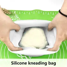 1 набор кухонных силиконовых мешков для замеса муки, многоразовые инструменты для приготовления теста, мешочки для замеса муки, посуда для выпечки, кухонные инструменты