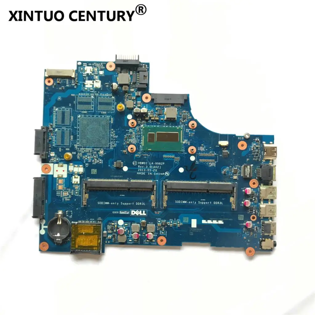 VBW01 LA-9982P для dell Inspiron 15R 5537 3537 Материнская плата ноутбука CN-0CD6V3 0CD6V3 SR16Z I7-4500U CPU DDR3L 100%