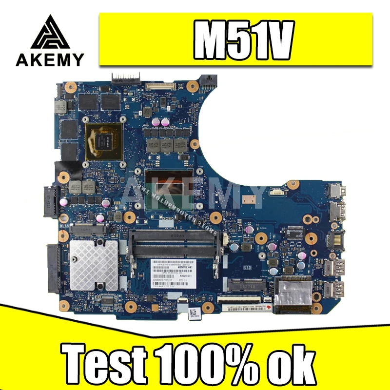 N551JK материнская плата i7 CPU + GTX850M для For Asus N551JM N551JW N551JX N551JB G551J N551J G551JK ноутбука
