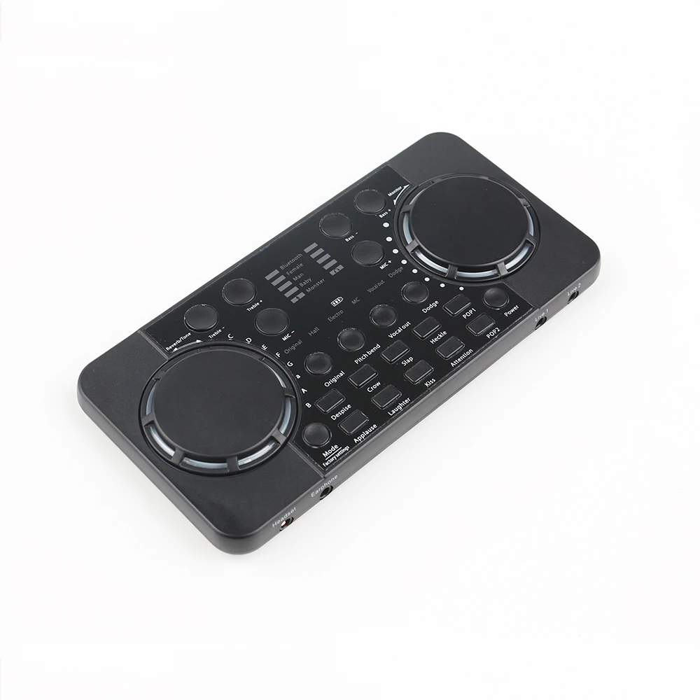 Placa de Som Microfone ao Vivo Bluetooth para Computador Mini Telefone Celular Áudio Conjunto Interface Externa Usb Função Móvel - Image 6