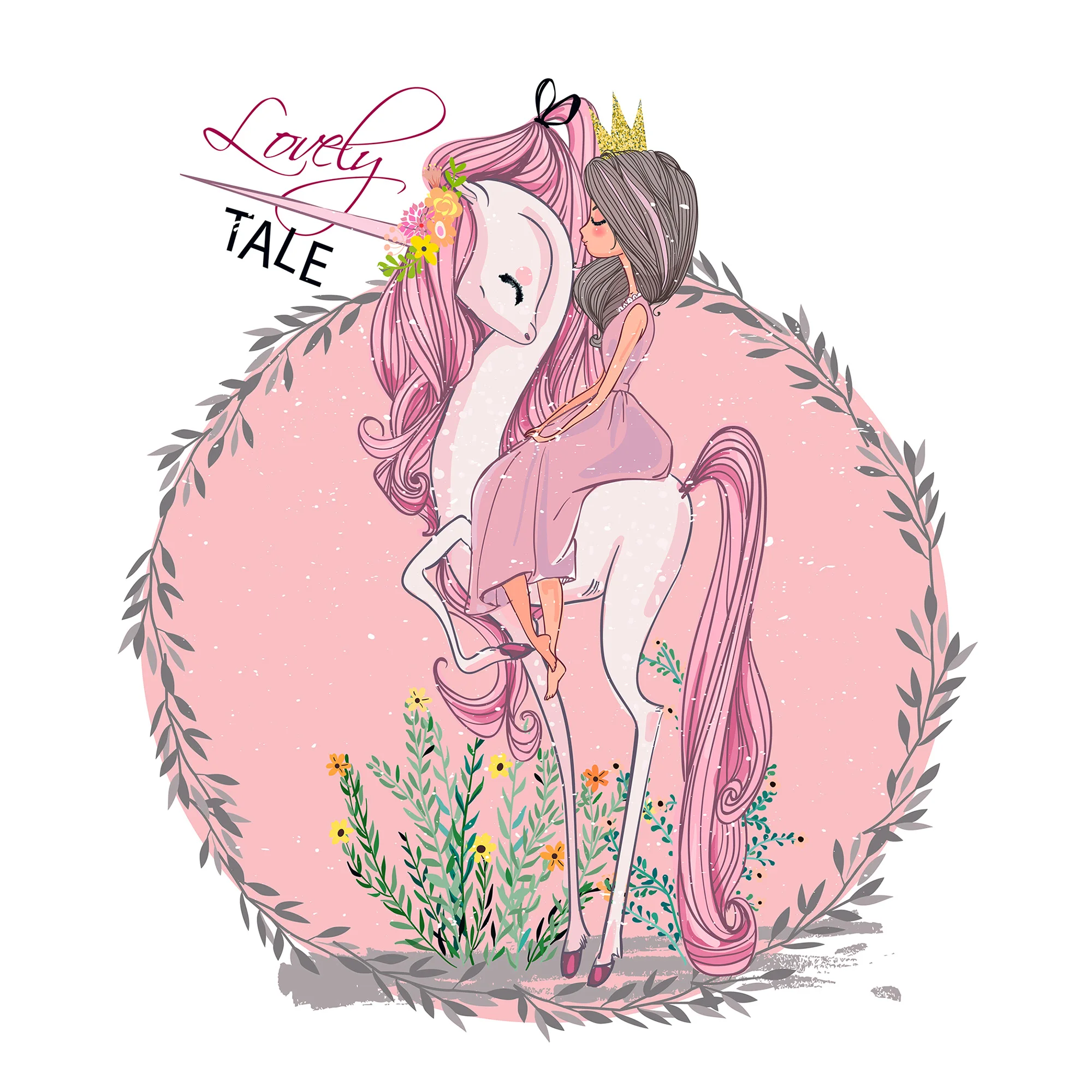 Unicorn Girl металлические режущие штампы кукла принцессы трафарет для украшения DIY