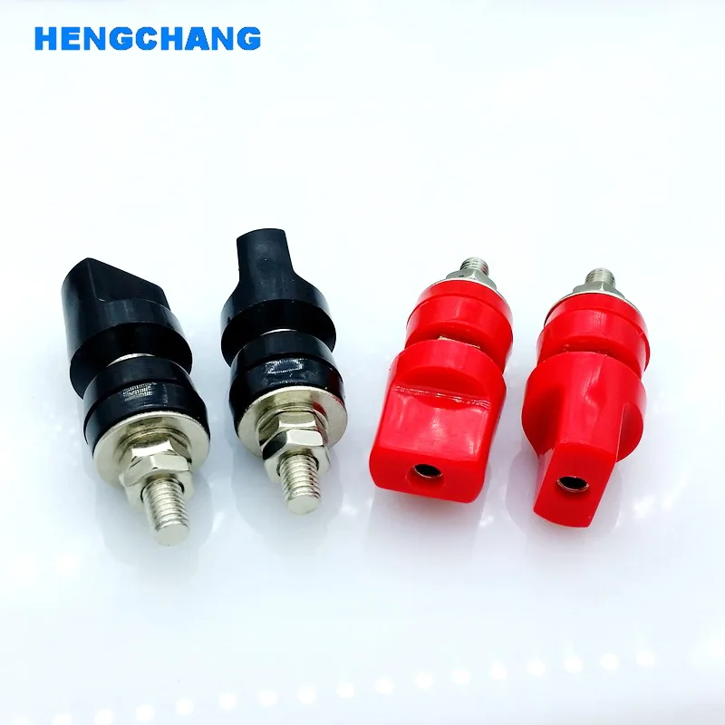 

M6 6mm large current Terminal Binding Post with 4mm banana socket for inverter Voltage regulator electric welding machine 4pcs