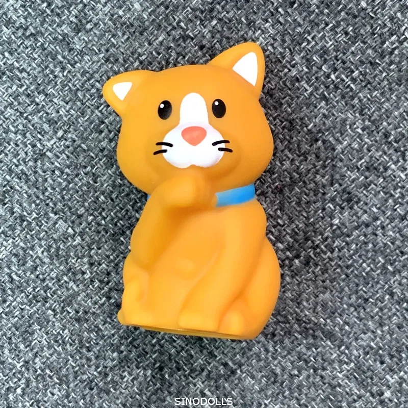 Fisher Little Милая Мини-кукла с котом фигурка мультяшного зоопарка игрушки животными