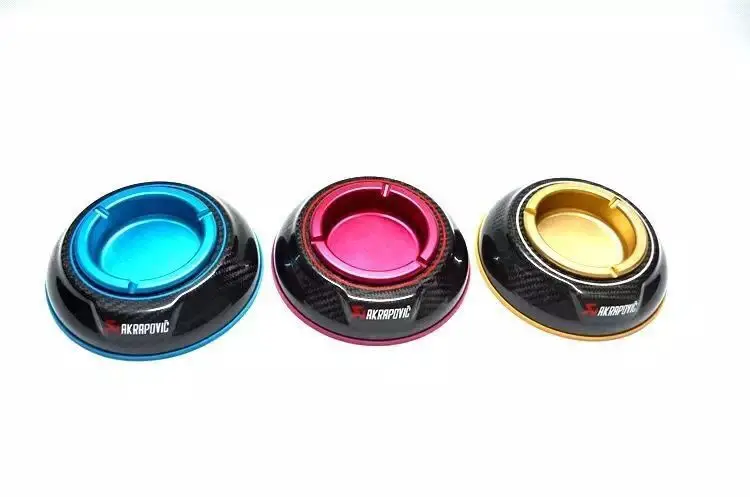 

Scorpio Ash Tray AK-Modified Carbon Ash Tray Gold/Red/Blue Tall Yet Ash Tray