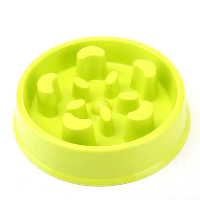 Eat Slow Dog Bowl Pet Dog Feeding Food Bowls Puppy Slow Down Eating