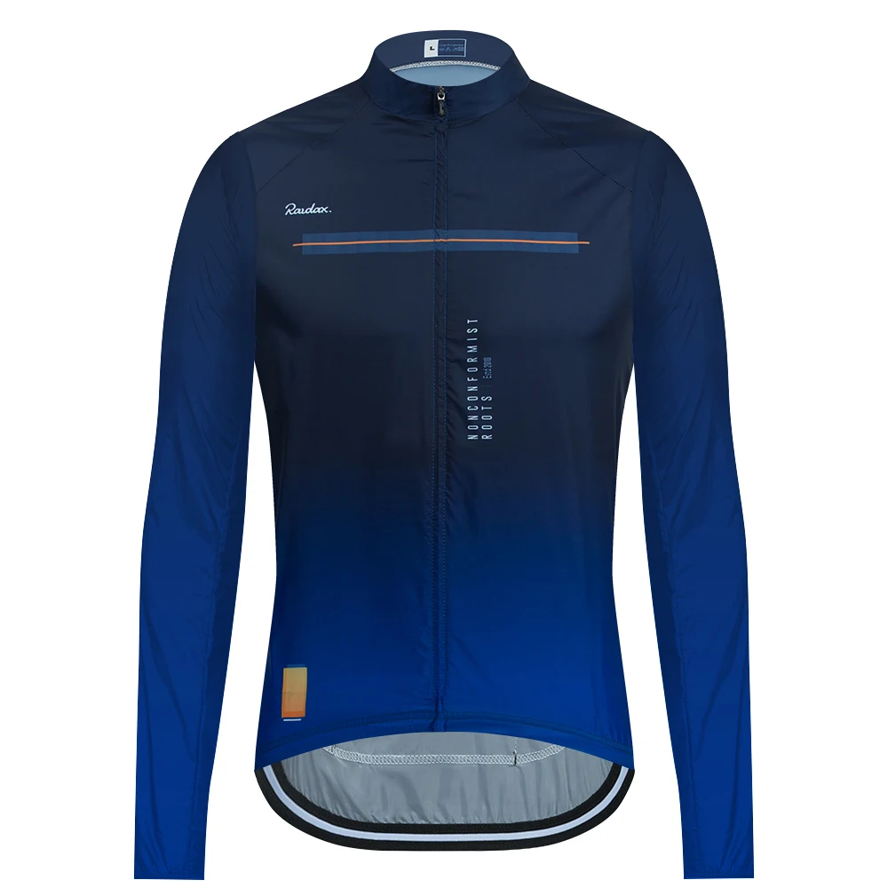 Unisex Cycling Jackets Bicycle Windproof Cycling Clothing Bike Maillot Sports Long-sleeved Light and Thin Jersey