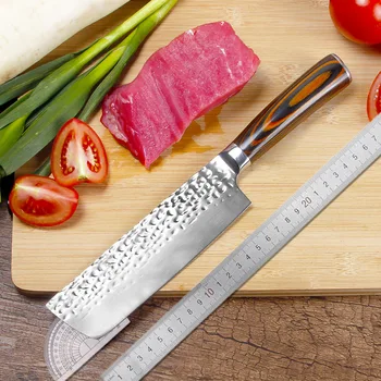 

Kitchen Knife Household Stainless Steel Slicing Knife Chef Special Meat Knife Hammer Kitchen Yangjiang Kitchen Knife