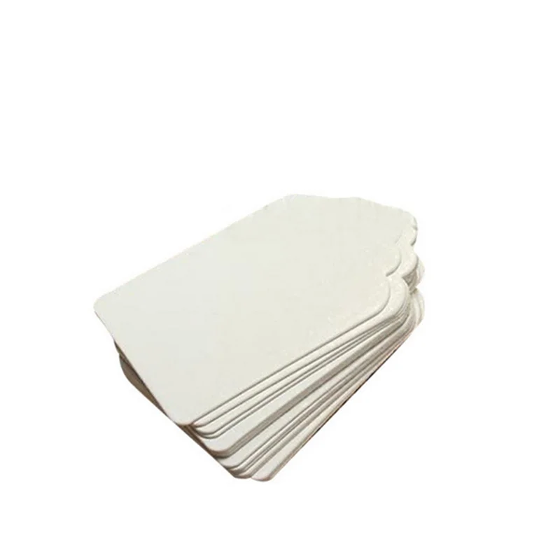 50PCS Multi Style Kraft Paper Card label DIY Crafts Hang Tag Gift Wrapping Supplies Labels For Christmas Favors - Цвет: White Card