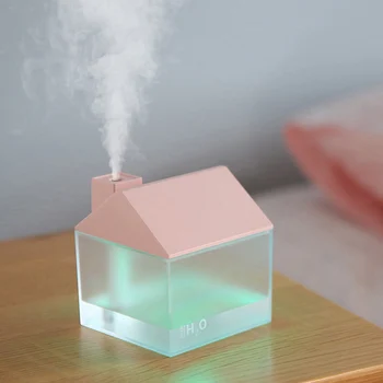 

House Humidifier 250ML Air Diffuser Mini Portable Essential Oil Diffuser USB Aroma Purifier Freshener With Led Lights For Home