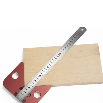 

Woodworking Scriber Center Ruler Line Gauge Carpentry Tool 45° Clamp Accessories