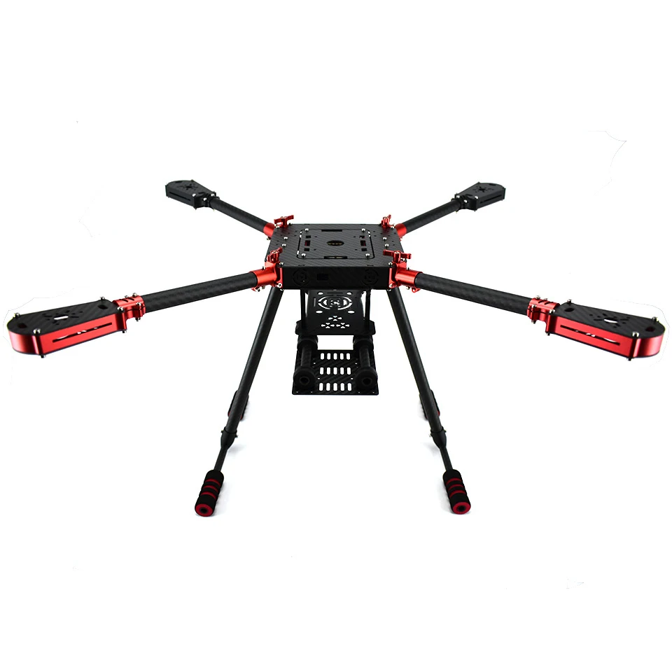 L600 FPV воздушный Дрон алюминиевый сплав зонт складной Квадрокоптер рама из чистого углеродного волокна с шасси комплект 600 мм Колесная база