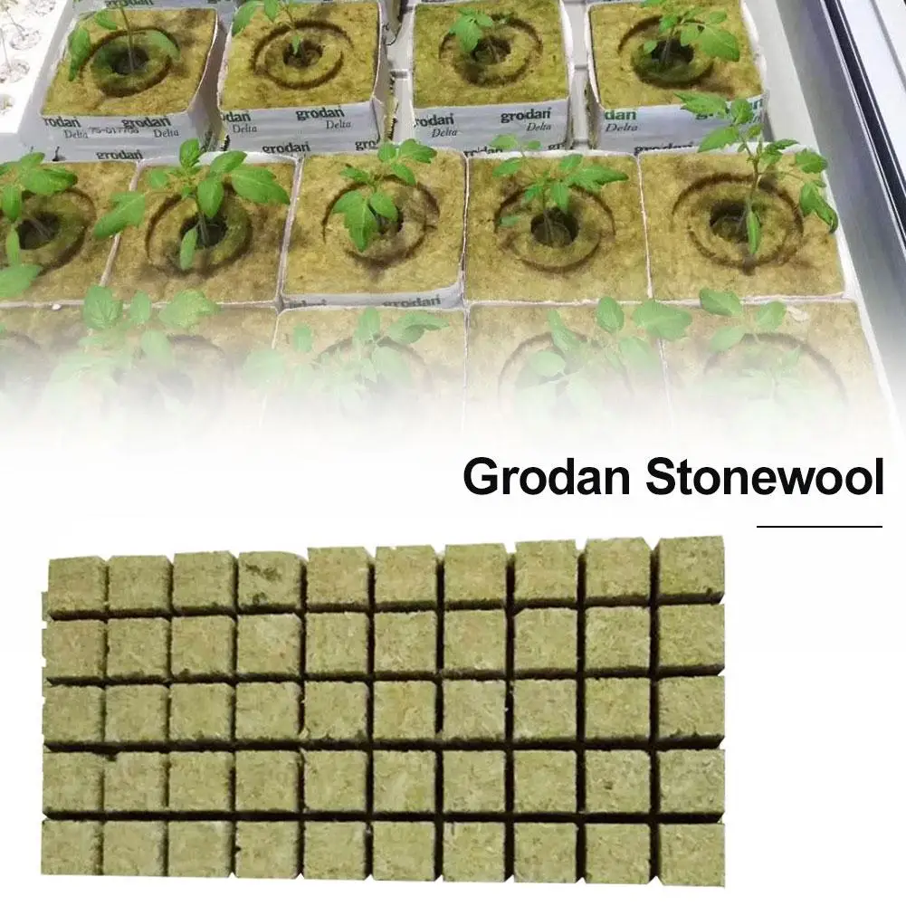 50 шт. заглушка для выращивания гродановых заглушек кубики Rockwool Hydroponic Grow Media propation клонирование вегетационные кубики