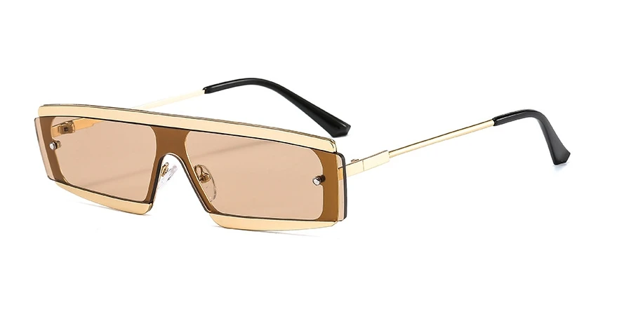 BOZEVON Retro Gafas de sol Ovaladas UV400 de Protección Anteojos para Mujer y Hombre
