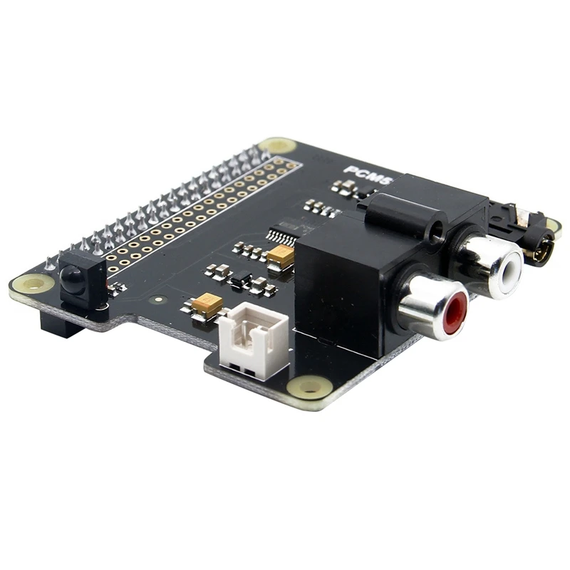 Чип Pcm5122 Ti Hifi Dac аудио модуль звуковой карты для Raspberry Pi 3 Model B+ Zero W с ИК-приемником 3,5 мм Rca Порт-SCL